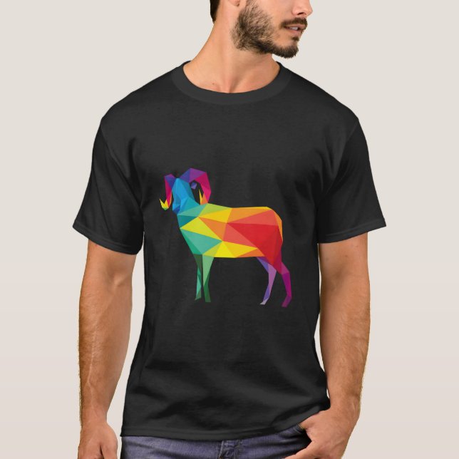 Camiseta Explorador de Polígonos Caprinos - Fazenda (Frente)