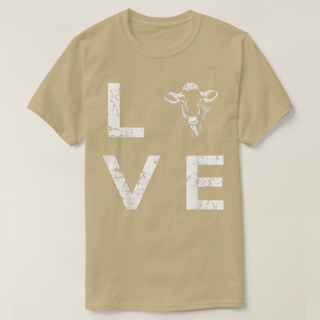 Camiseta Explorador de vacas de criação de gado (Frente do Design)