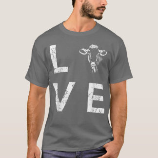 Camiseta Explorador de vacas de criação de gado de criação 