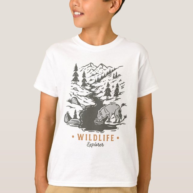 Camiseta Explorador de Wildlife (Frente)