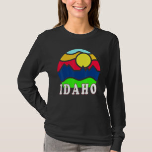 Camiseta Explorador do Anteno Exterior de Idaho Retro Mount