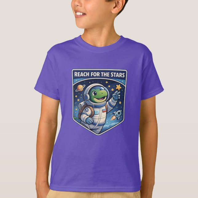 Camiseta Explorador Espacial Dino (Frente)