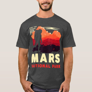 Camiseta Explorador Espacial Mars do Parque Nacional Marte