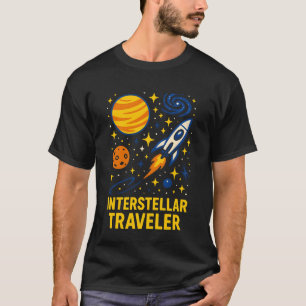 Camiseta Explorador Espacial Viajante Interestelar Astr Ast
