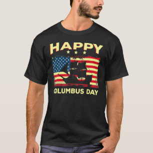 Camiseta Explorador Italiano de Detecção de Dias de Colombo