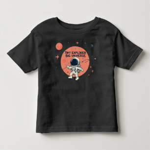 Camiseta Explorador Pequeno: Aventura Espacial