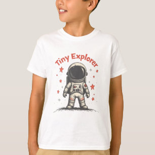 Camiseta Explorador Pequeno: Aventura Espacial