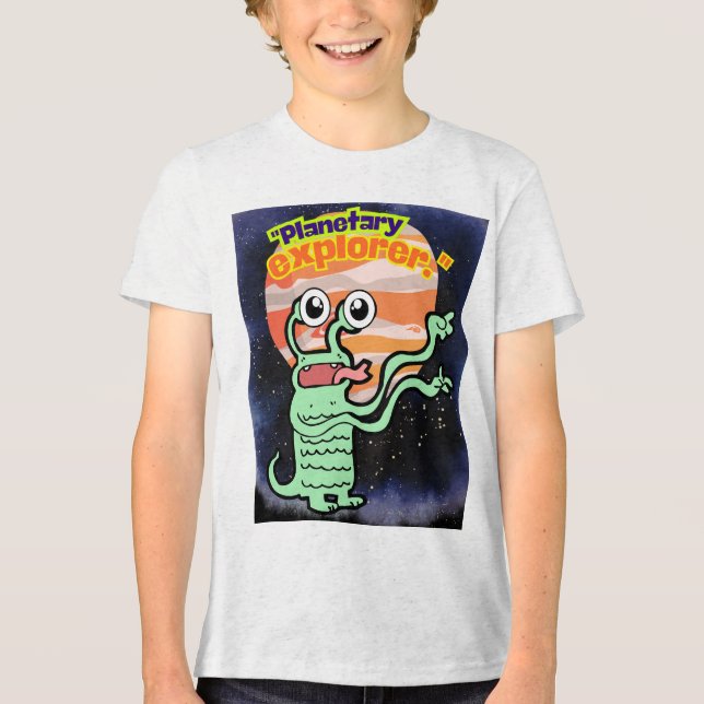 CAMISETA EXPLORADOR PLANETÁRIO (Frente)