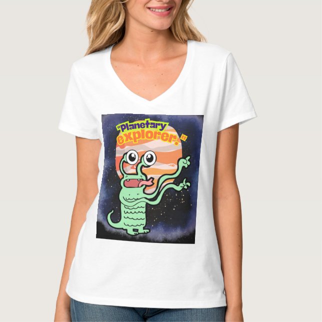 CAMISETA EXPLORADOR PLANETÁRIO (Frente)