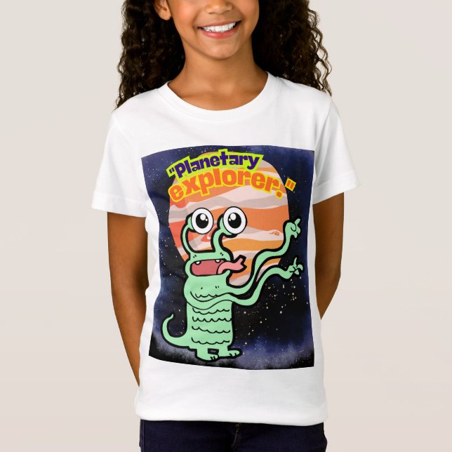 CAMISETA EXPLORADOR PLANETÁRIO (Frente)