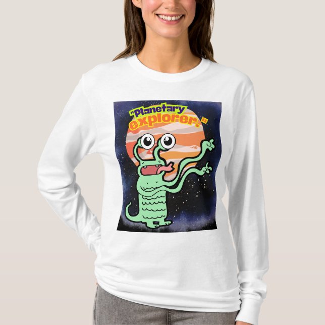 CAMISETA EXPLORADOR PLANETÁRIO (Frente)