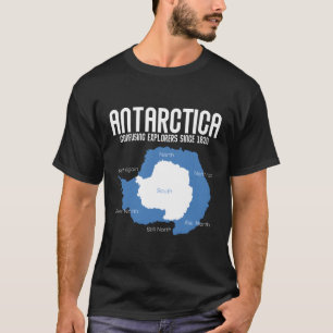 Camiseta Exploradores Confundidos Da Antártica Desde 1820 A
