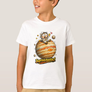 Camiseta Explorando Júpiter com Estilo