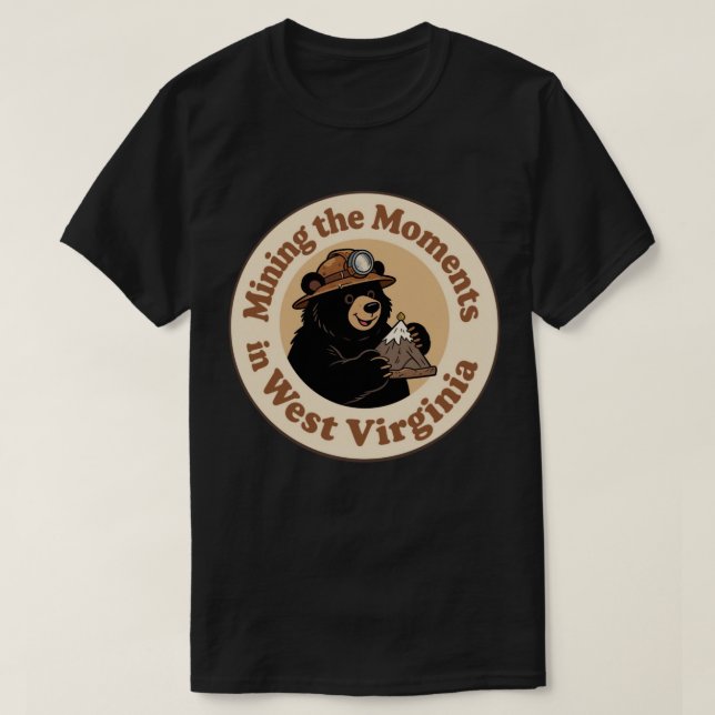 Camiseta Explorando os Momentos_ West Virginia Tiny Mountai (Frente do Design)