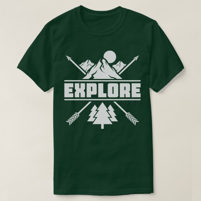 Camiseta Explorar (Frente do Design)