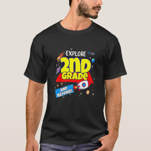 Camiseta Explorar E Além Do segundo De Volta Para O School