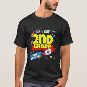 Camiseta Explorar E Além Do segundo De Volta Para O School