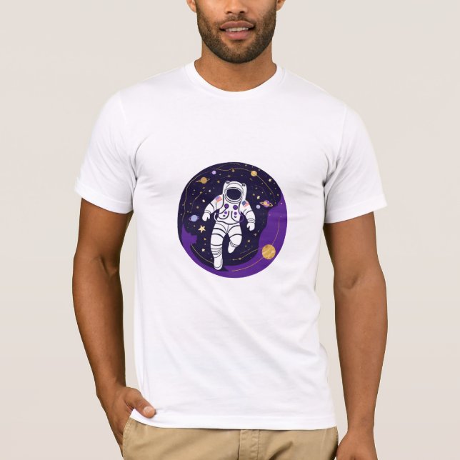 Camiseta Explorar espaço (Frente)