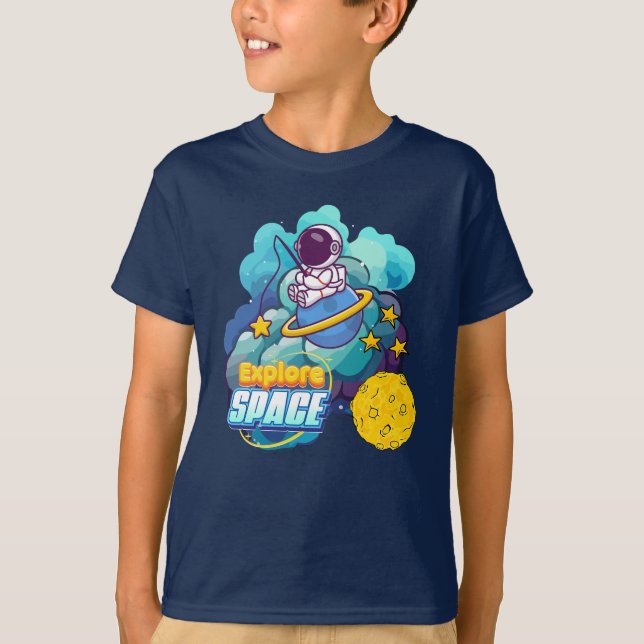 Camiseta Explorar espaço (Frente)