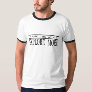 Camiseta explorar mais na natureza