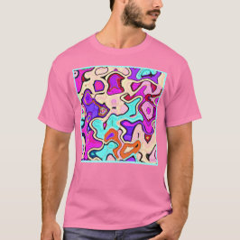 Camiseta Explorar nossa arte de Padrões coloridos