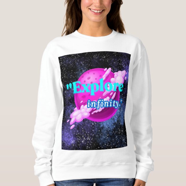 Camiseta Explorar o infinito (Frente)