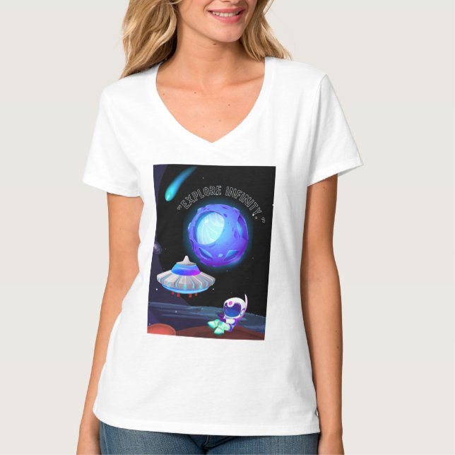Camiseta Explorar o Infinity (Frente)