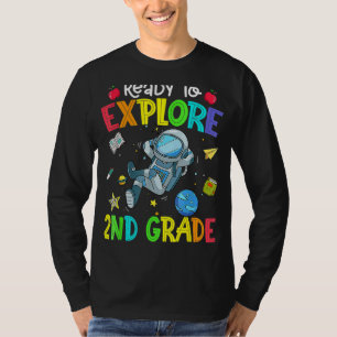 Camiseta Explorar O segundo De Volta Ao Espaço Astronauta E