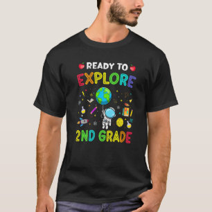 Camiseta Explorar O segundo De Volta Ao Espaço Astronauta E
