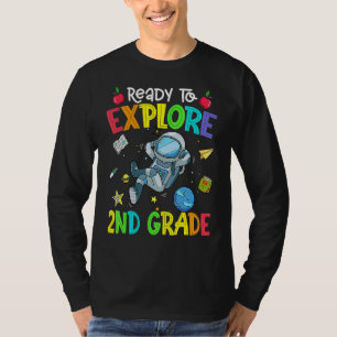 Camiseta Explorar O segundo De Volta Ao Espaço Astronauta E