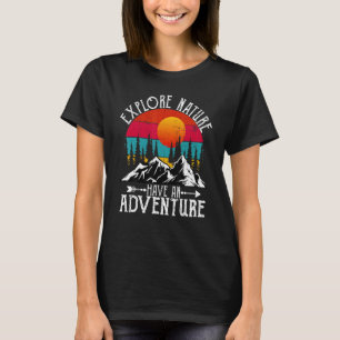Camiseta Explorar Que A Natureza Tem Uma Soma Retroativa De