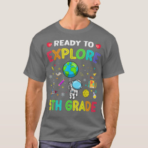 Camiseta Explore A 5 De Volta Ao Espaço De Astronauta Escol