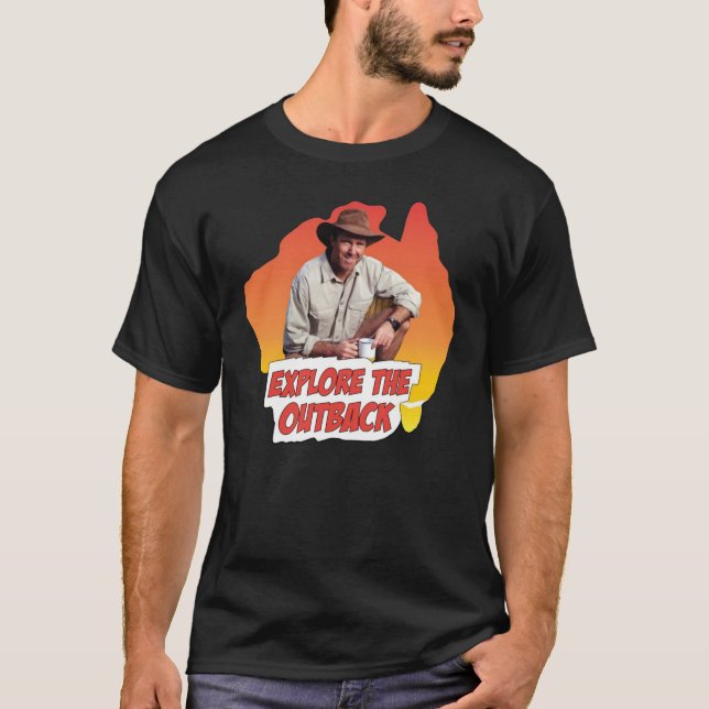 Camiseta Explore a aventura no Outback Australiano Australi (Frente)