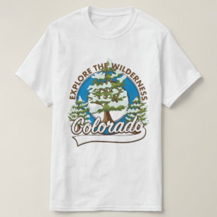Camiseta Explore a Natureza, Almofada de Arremesso do Color
