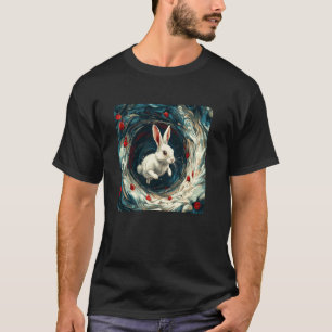 Camiseta Explore a Toca do Coelho Encantado para Meninos e 