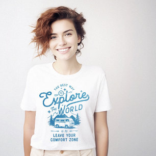 Camiseta Explore a Zona de Conforto Mundial