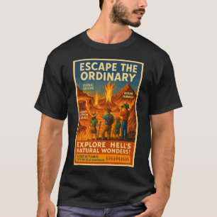 Camiseta Explore as Maravilhas Naturais do Inferno - Geiser