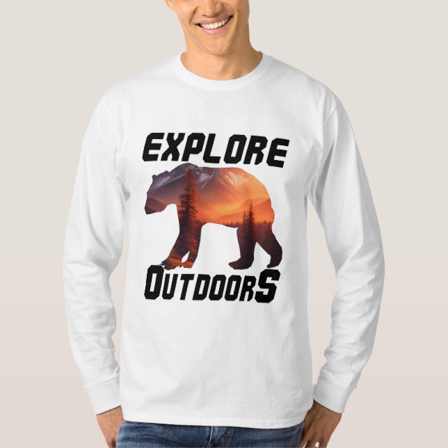 CAMISETA EXPLORE AS PORTAS FORA (Frente)
