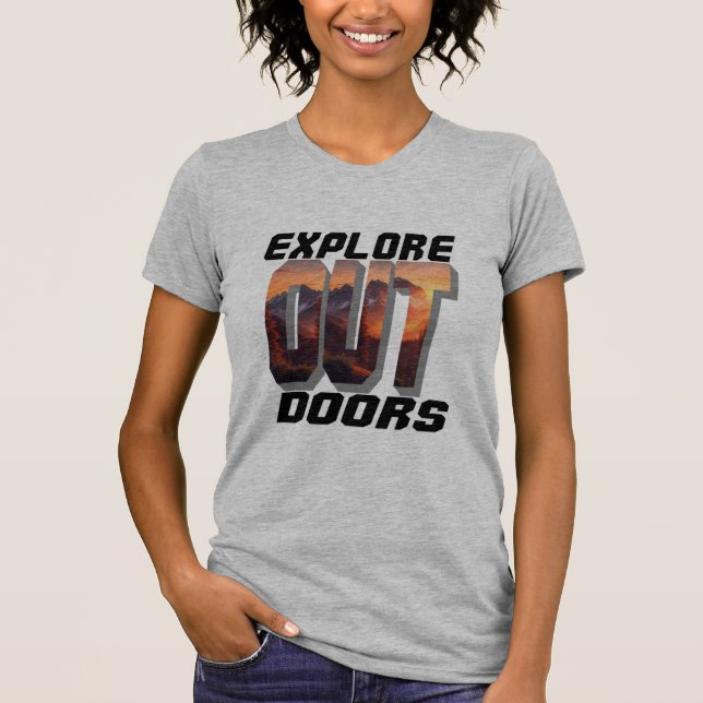 CAMISETA EXPLORE AS PORTAS FORA (Frente)