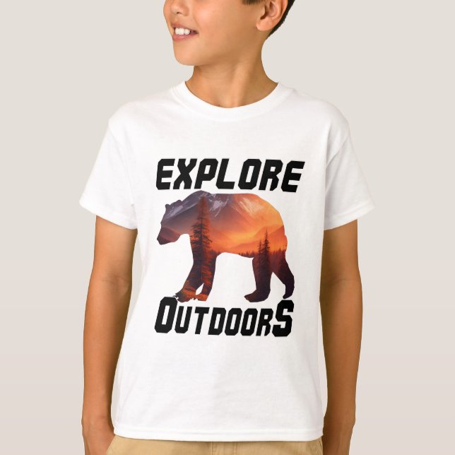 CAMISETA EXPLORE AS PORTAS FORA (Frente)