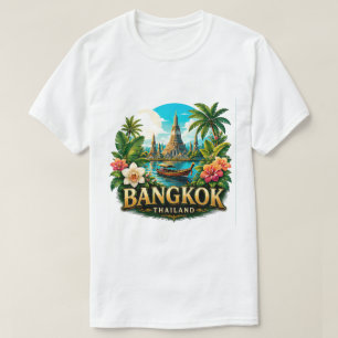 Camiseta Explore Banguecoque Tailândia Viagens de Aventura