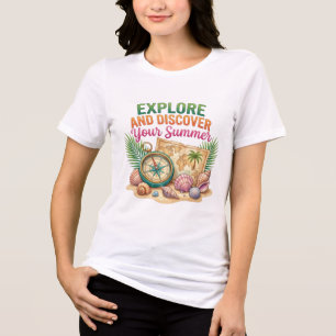 Camiseta Explore e Descubra Seu Verão