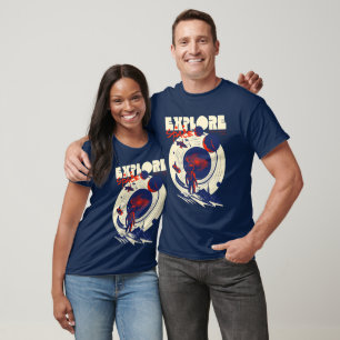 Camiseta Explore Espaço - Astronauta Cósmico