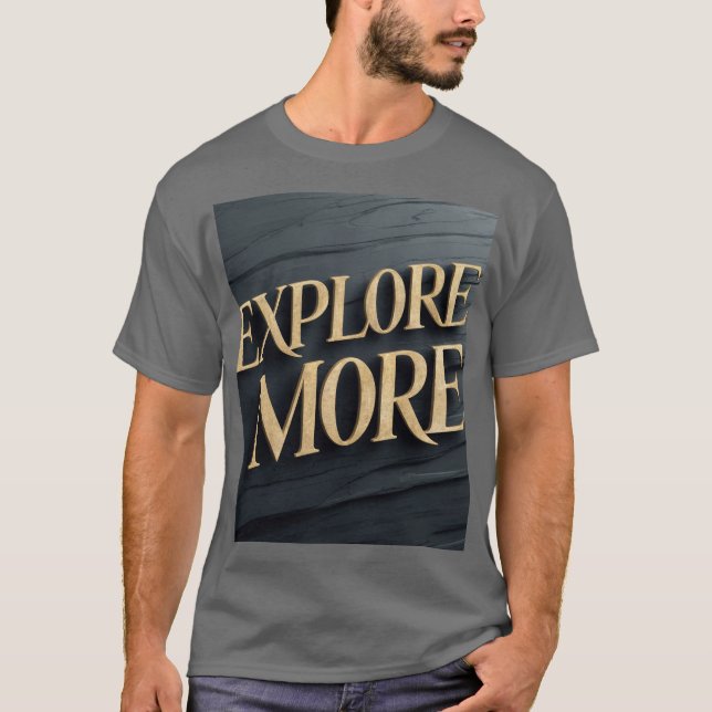 Camiseta "Explore mais" (Frente)