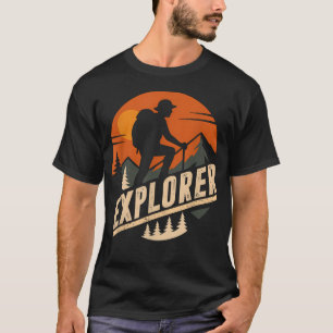 Camiseta Explore Mais Montanhas de Trekking Camping Diverti