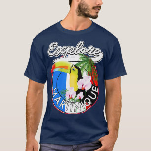 Camiseta Explore Martinique viagem