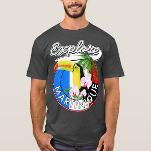 Camiseta Explore Martinique viagem