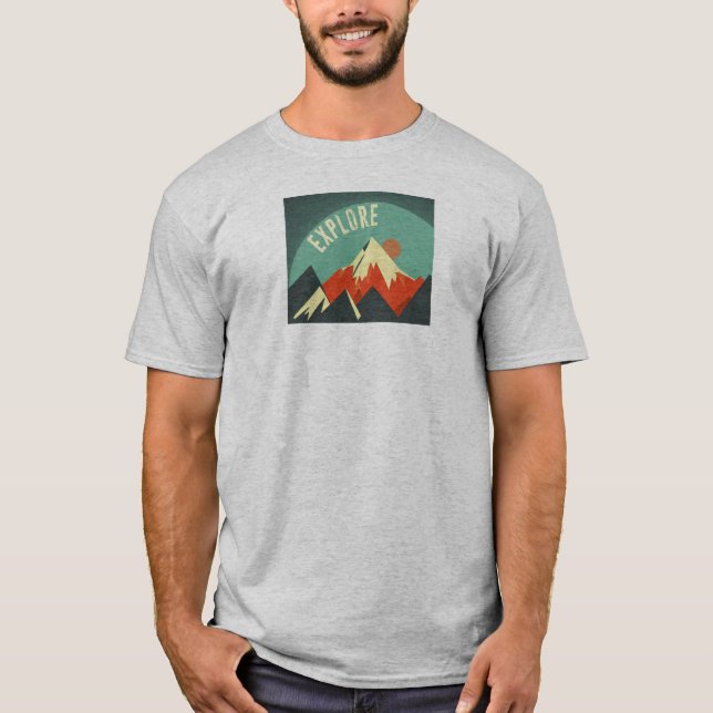 Camiseta Explore montanhas (Frente)