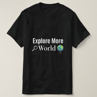 Camiseta Explore More World Adventure Travel Design - Vinta