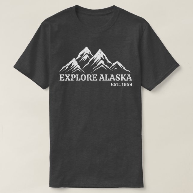 Camiseta Explore o Alaska TShirt (Frente do Design)